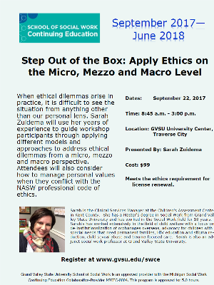 Step Out of the Box: Apply Ethics on the Micro, Mezzo, and Macro Level